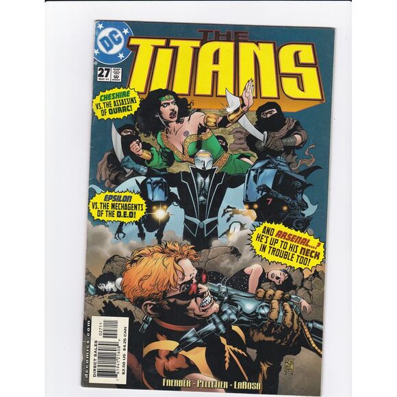 DC Comics The Titans #27 May 01 Comic Book Cheshire vs‎ Assassins of Qurac - Picture 1 of 2